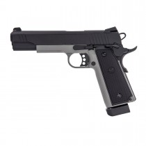 Raven R14 Hicapa (BK/Grey) GBB, Pistols are generally used as a sidearm, or back up for your primary, however that doesn't mean that's all they can be used for